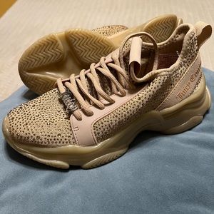 Juicy Couture rhinestone sneakers in nude size 7